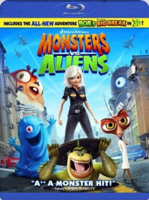 Монстры против пришельцев / Monsters vs. Aliens (2009) HDRip